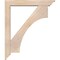 Ekena Millwork Westlake Traditional Smooth Bracket w/ Offset Brace, Douglas Fir, 5 1/2"W x 32"D x 38"H BKT0604X32X38WTL01SDF - alternate 3